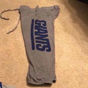 Victoria’s Secret PINK Large NY Giants Crop Pants